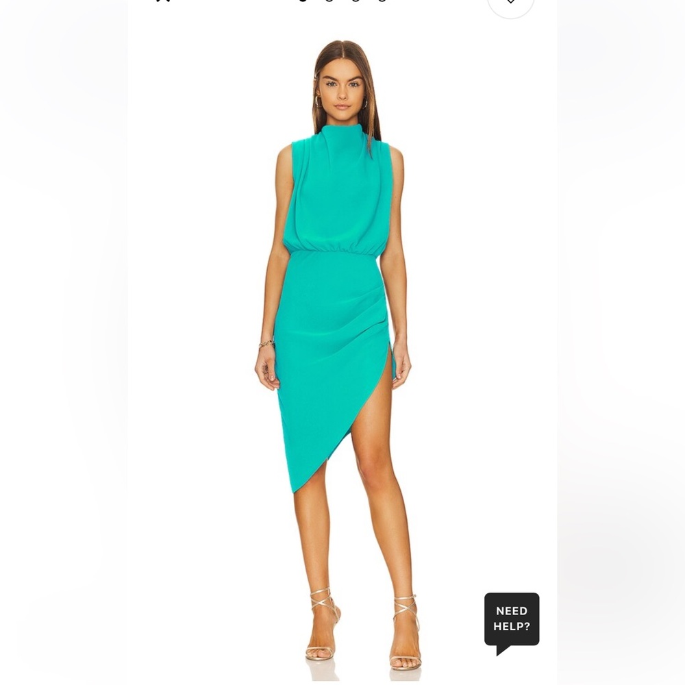 Amanda Uprichard Fabiana Midi Dress - Picture 3 of 9